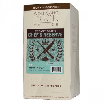 Wolfgang Puck Chef's Reserve Decaf Pods -18ct