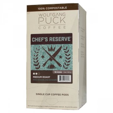Wolfgang Puck Chef's Reserve Coffee Pods -18ct