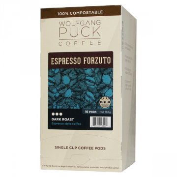 Wolfgang Puck Extra Bold Espresso Forzuto Pods -16ct